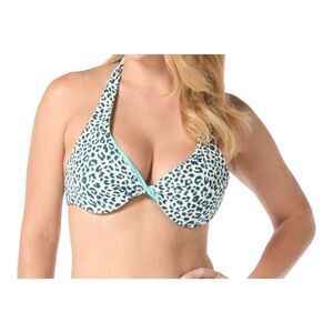 Coco Reef Verso Reversible Bra-Sized Twist-Front Bikini Top Womens Size 36D/38DD